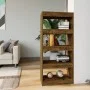 Regal aus geräucherter Eichen-Sperrholzplatte 60x30x135 cm von vidaXL, Bücherregale und Regale - Ref: Foro24-813605, Preis: 5...