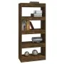 Regal aus geräucherter Eichen-Sperrholzplatte 60x30x135 cm von vidaXL, Bücherregale und Regale - Ref: Foro24-813605, Preis: 5...