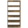 Engineered wood shelf/divider smoked oak 80x30x166 cm by vidaXL, Bookcases and shelves - Ref: Foro24-813623, Price: 89,85 €, ...