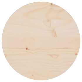 Superficie de mesa madera maciza de pino Ø30x2,5 cm