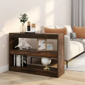 Shelving unit/space divider in smoked oak color 100x30x72 cm by vidaXL, Bookcases and shelves - Ref: Foro24-813629, Price: 67...