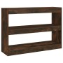 Eiche geräuchertes Regal/Raumteiler 100x30x72 cm von vidaXL, Bücherregale und Regale - Ref: Foro24-813629, Preis: 69,91 €, Ra...