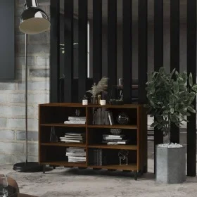 Aparador de madera de ingeniería marrón roble 103,5x35x70 cm de vidaXL, Aparadores - Ref: Foro24-813187, Precio: 67,55 €, Des...