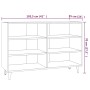 Oak brown engineered wood sideboard 103.5x35x70 cm by vidaXL, Sideboards - Ref: Foro24-813187, Price: 68,37 €, Discount: %