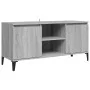 TV-Schrank mit sonomagrauen Metallbeinen 103,5 x 35 x 50 cm von vidaXL, TV-Möbel - Ref: Foro24-813162, Preis: 62,34 €, Rabatt: %
