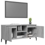 TV-Schrank mit sonomagrauen Metallbeinen 103,5 x 35 x 50 cm von vidaXL, TV-Möbel - Ref: Foro24-813162, Preis: 63,27 €, Rabatt: %