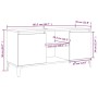 TV-Schrank mit sonomagrauen Metallbeinen 103,5 x 35 x 50 cm von vidaXL, TV-Möbel - Ref: Foro24-813162, Preis: 63,27 €, Rabatt: %