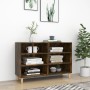 Smoked oak engineered wood sideboard 103.5x35x70 cm by vidaXL, Sideboards - Ref: Foro24-813182, Price: 67,91 €, Discount: %