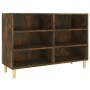 Smoked oak engineered wood sideboard 103.5x35x70 cm by vidaXL, Sideboards - Ref: Foro24-813182, Price: 67,91 €, Discount: %