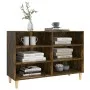 Smoked oak engineered wood sideboard 103.5x35x70 cm by vidaXL, Sideboards - Ref: Foro24-813182, Price: 66,08 €, Discount: %