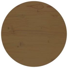 Superficie de mesa madera maciza de pino marrón Ø4