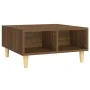 Engineered wood coffee table in brown oak, 60x60x30 cm. by vidaXL, Coffee table - Ref: Foro24-813166, Price: 40,57 €, Discoun...