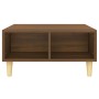 Engineered wood coffee table in brown oak, 60x60x30 cm. by vidaXL, Coffee table - Ref: Foro24-813166, Price: 41,02 €, Discoun...