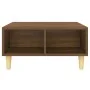 Engineered wood coffee table in brown oak, 60x60x30 cm. by vidaXL, Coffee table - Ref: Foro24-813166, Price: 40,57 €, Discoun...