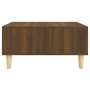 Engineered wood coffee table in brown oak, 60x60x30 cm. by vidaXL, Coffee table - Ref: Foro24-813166, Price: 41,02 €, Discoun...
