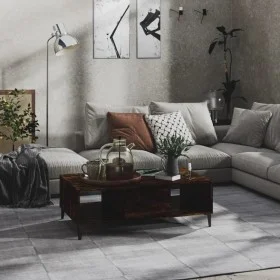 Smoked brown engineered wood coffee table 103.5x60x35 cm by vidaXL, Coffee table - Ref: Foro24-813179, Price: 69,70 €, Discou...
