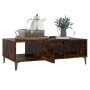 Rauchbrauner Couchtisch aus Holzwerkstoff 103,5x60x35 cm von vidaXL, Couchtisch - Ref: Foro24-813179, Preis: 70,51 €, Rabatt: %