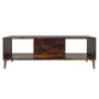 Smoked brown engineered wood coffee table 103.5x60x35 cm by vidaXL, Coffee table - Ref: Foro24-813179, Price: 70,51 €, Discou...