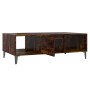 Smoked brown engineered wood coffee table 103.5x60x35 cm by vidaXL, Coffee table - Ref: Foro24-813179, Price: 70,51 €, Discou...