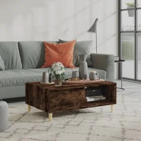 Engineered wood smoked oak coffee table 90x60x35 cm by vidaXL, Coffee table - Ref: Foro24-813170, Price: 47,01 €, Discount: %