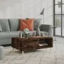 Eiche geräuchert Holzwerkstoff Couchtisch 90x60x35 cm von vidaXL, Couchtisch - Ref: Foro24-813170, Preis: 64,23 €, Rabatt: %