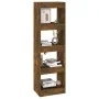 Estantería/divisor de espacios color roble ahumado 40x30x135 cm de vidaXL, Librerías y estanterías - Ref: Foro24-813590, Prec...