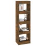 Regal/Raumteiler aus geräucherter Eiche, 40 x 30 x 135 cm von vidaXL, Bücherregale und Regale - Ref: Foro24-813590, Preis: 52...
