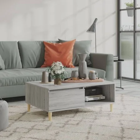 Sonoma gray engineered wood coffee table 90x60x35 cm by vidaXL, Coffee table - Ref: Foro24-813171, Price: 48,25 €, Discount: %