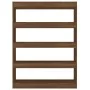 Brown oak shelving/space divider 100x30x135 cm by vidaXL, Bookcases and shelves - Ref: Foro24-813637, Price: 66,99 €, Discoun...