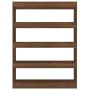 Regal/Raumteiler aus brauner Eiche, 100 x 30 x 135 cm von vidaXL, Bücherregale und Regale - Ref: Foro24-813637, Preis: 66,99 ...