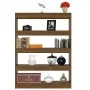 Regal/Raumteiler aus brauner Eiche, 100 x 30 x 135 cm von vidaXL, Bücherregale und Regale - Ref: Foro24-813637, Preis: 66,99 ...
