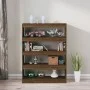 Brown oak shelving/space divider 100x30x135 cm by vidaXL, Bookcases and shelves - Ref: Foro24-813637, Price: 66,99 €, Discoun...