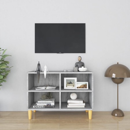 TV-Schrankbeine Massivholz Sonomagrau 69,5x30x50 cm von vidaXL, TV-Möbel - Ref: Foro24-813147, Preis: 38,88 €, Rabatt: %