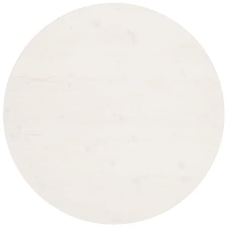 Tischplatte aus massivem Kiefernholz weiß Ø90x2,5 cm von vidaXL, Tischplatten - Ref: Foro24-813657, Preis: 89,10 €, Rabatt: %