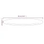 Tischplatte aus massivem Kiefernholz weiß Ø90x2,5 cm von vidaXL, Tischplatten - Ref: Foro24-813657, Preis: 89,10 €, Rabatt: %