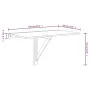 Mesa de pared plegable contrachapada roble ahumado 100x60x56 cm de vidaXL, Mesas plegables - Ref: Foro24-342650, Precio: 70,8...