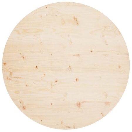 Solid pine wood table surface Ø90x2.5 cm by vidaXL, Table tops - Ref: Foro24-813650, Price: 92,13 €, Discount: %