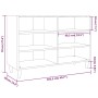 Aparador de madera de ingeniería gris Sonoma 103,5x35x70 cm de vidaXL, Aparadores - Ref: Foro24-813183, Precio: 66,74 €