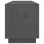 Gray pine solid wood TV cabinet 100x34x40 cm by vidaXL, TV Furniture - Ref: Foro24-818227, Price: 68,35 €, Discount: %