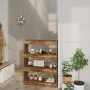 Eiche geräuchert Sperrholz Regal 80x30x103 cm von vidaXL, Bücherregale und Regale - Ref: Foro24-813617, Preis: 54,45 €, Rabat...