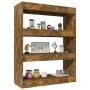 Smoked oak plywood bookshelf 80x30x103 cm by vidaXL, Bookcases and shelves - Ref: Foro24-813617, Price: 45,83 €, Discount: %