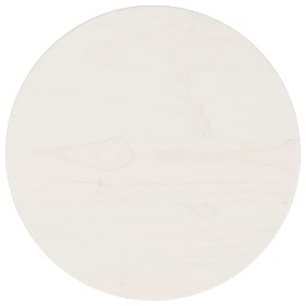 Superficie de mesa madera maciza de pino blanco Ø30x2,5 cm
