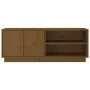 Mueble de TV madera maciza de pino marrón miel 105x34x40 cm de vidaXL, Muebles TV - Ref: Foro24-818223, Precio: 58,78 €, Desc...