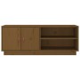 TV-Schrank aus massivem Kiefernholz, honigbraun, 105 x 34 x 40 cm von vidaXL, TV-Möbel - Ref: Foro24-818223, Preis: 58,78 €, ...