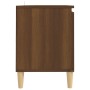 TV-Schrank, Beine aus Massivholz, Eiche braun, 103,5 x 35 x 50 cm von vidaXL, TV-Möbel - Ref: Foro24-813160, Preis: 72,77 €, ...