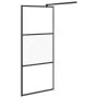 Halbmattschwarze ESG-Glas-Duschabtrennung 80x195 cm von vidaXL, Duschwände und Duschwände - Ref: Foro24-151872, Preis: 155,84...