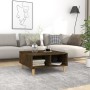 Eiche geräuchert Holzwerkstoff Couchtisch 60x60x30 cm von vidaXL, Couchtisch - Ref: Foro24-813164, Preis: 38,34 €, Rabatt: %