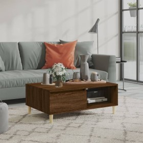 Couchtisch aus braunem Eichenparkett 90x60x35 cm von vidaXL, Couchtisch - Ref: Foro24-813172, Preis: 66,49 €, Rabatt: %