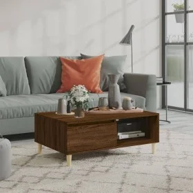 Engineered wood coffee table in brown oak, 90x60x35 cm by vidaXL, Coffee table - Ref: Foro24-813172, Price: 56,82 €, Discount: %