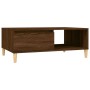 Engineered wood coffee table in brown oak, 90x60x35 cm by vidaXL, Coffee table - Ref: Foro24-813172, Price: 66,49 €, Discount: %
